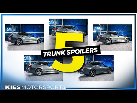 FIVE DIFFERENT TRUNK LIPS for the G20 / G80 + HOW TO INSTALL