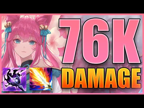 76K Dmg in a SINGLE Game WITH AHRI THIS BUILD Does so MUCH DMG