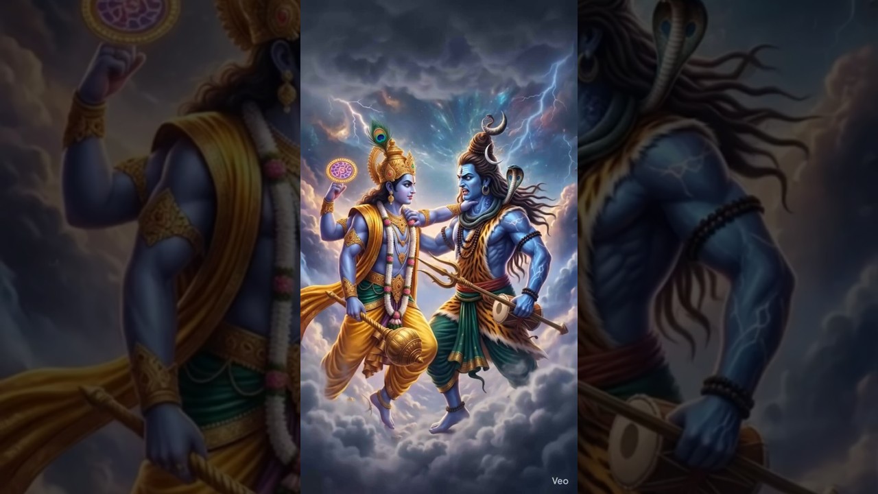 महादेव ने क्रोध में विष्णु जी पर त्रिशूल क्यों चलाया? 🔥#shorts#viralshorts#Narayan#HarHarMahadev