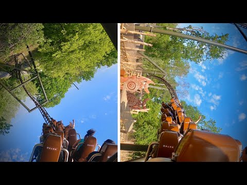 Toutatis | Onride (Back Row) | Intamin Multi-Launch Coaster | Parc Astérix