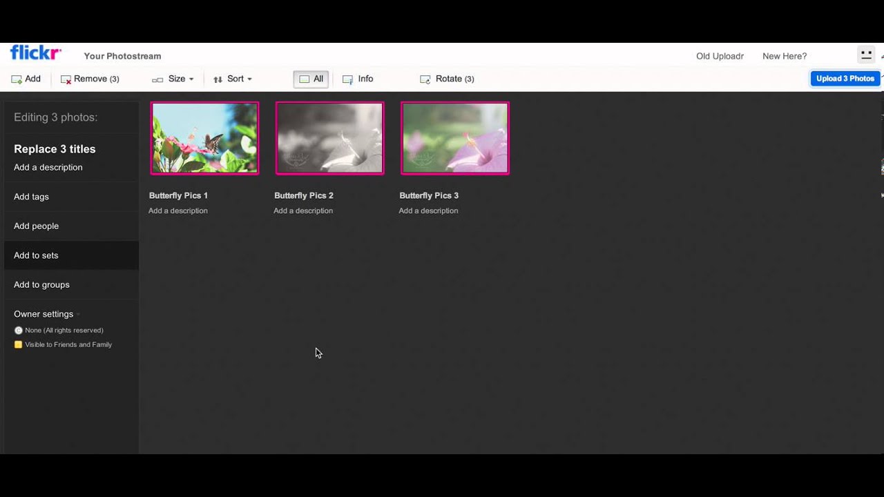 Quick Tips for using Flickr (Video 1 of 2)