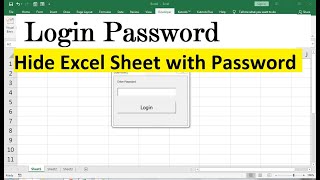 hide excel sheet with password