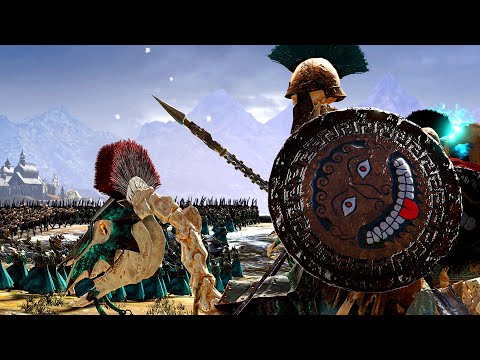 SKAVEN vs DREAD KING LEGIONS - TotalWar Warhammer 3