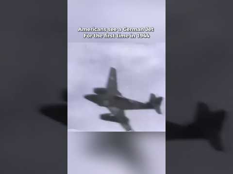 Americans see a German Jet For the first time in 1944
