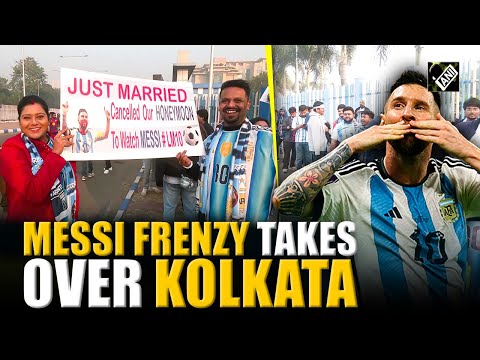 Messi Frenzy takes over Kolkata as fans line up early morning to get a glimpse of 'Football G.O.A.T'