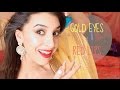 Gold and Bronze Smokey Eye Tutorial + Red Lips ...