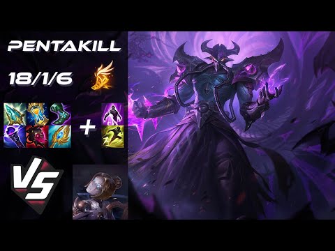 MID Kassadin vs Orianna [PENTAKILL] - EU Challenger Patch 25.S2.5