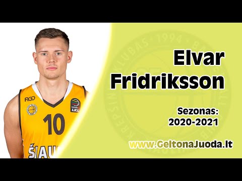 Elvar Fridriksson - BC Šiauliai highlights (2020-21)