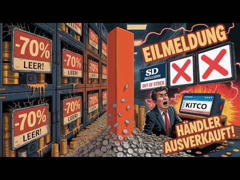 EILMELDUNG: Silber Lager 70% leer – Händler ausverkauft!
