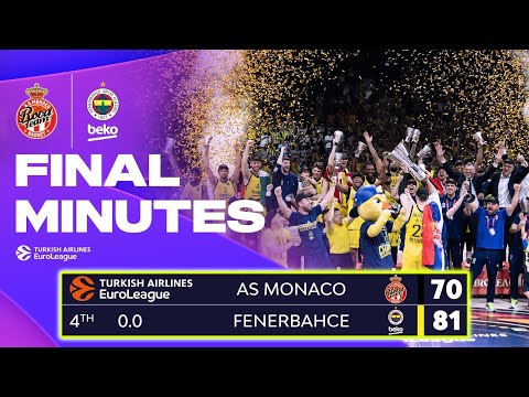 Tension Peaks in Abu Dhabi Fenerbahce vs AS Monaco | FINAL MINUTES | Final Four 2025