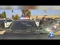 Video from deadly shootout shows suspect firing through windshield at Pasadena police | ABC7