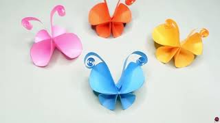 How to make Butterfly from Paper | Origami Craft | DIY