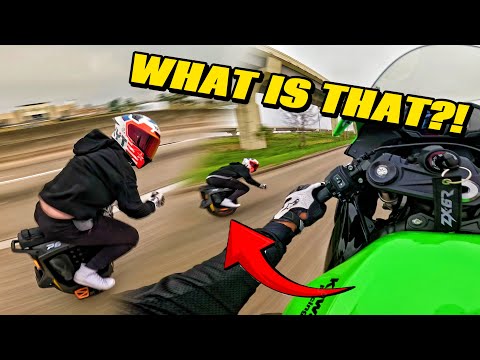 RIDING WITH THE FASTEST ONE WHEEL RIDER…