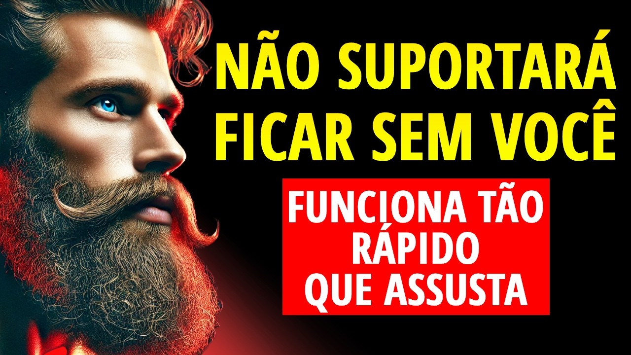 CORRERÁ PARA TE PROCURAR IMEDIATAMENTE, DOMINADO E DESESPERADO PARA ESTAR COM VOCÊ | ESTOICISMO