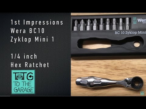 Wera tool review. 1/4 inch hex ratchet. Zyklop mini 1 BC10  for tight access spots on my XK8