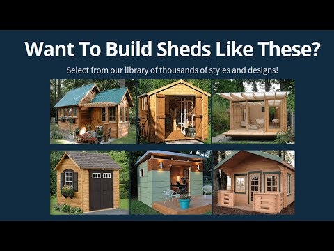 iCreatables   Complete Backyard Shed Build In 3 Minutes   iCreatables Shed Plans   iCreatables