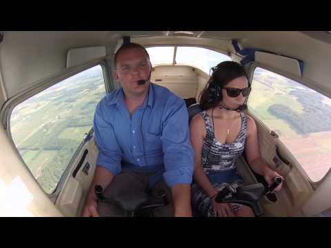 Kellie Malcolm Discovery Flight Cockpit View