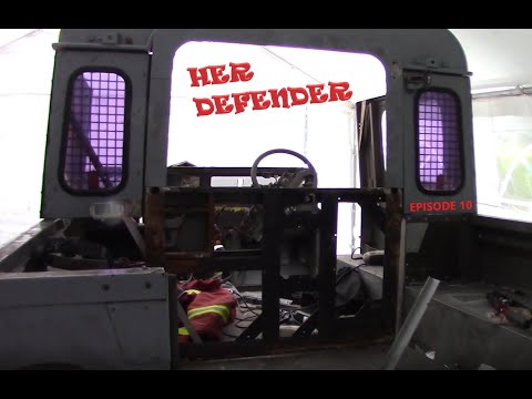 Her Defender - Ep 10 - King cab bulkhead fabrication and general update