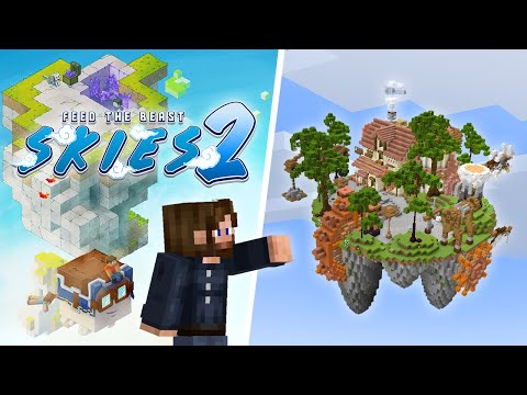 FTB Skies 2 EP1 Ultimate Skyblock Starter Island
