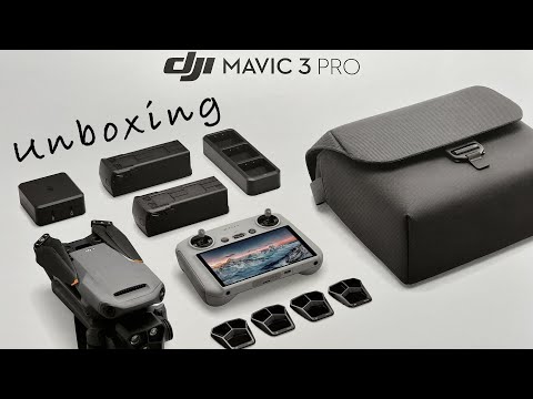 Mavic 3 Pro (fly more combo) Unboxing