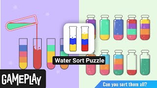 Water Sort Puzzle Gameplay | Hypercasual game | Puzzle game