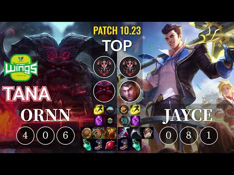 JAG TaNa Ornn vs Jayce Top - KR Patch 10.23