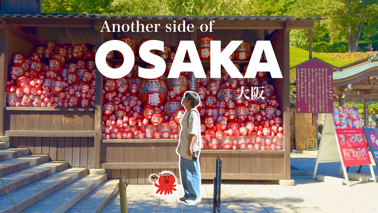 Another side of Osaka 🇯🇵 Shinsekai town after samurai era, Janjan retro alley, Katsuo-ji temple ⛩️