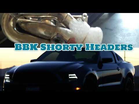2014 Mustang 3.7 V6 BBK Shorty Headers Install/Review (w/ Roush Axlebacks)