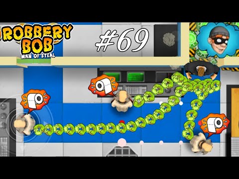 Robbery Bob : Use 200 Rotten Donut - Use 200 Teleport Mine - Agent Costume Chapter 3 Part 69