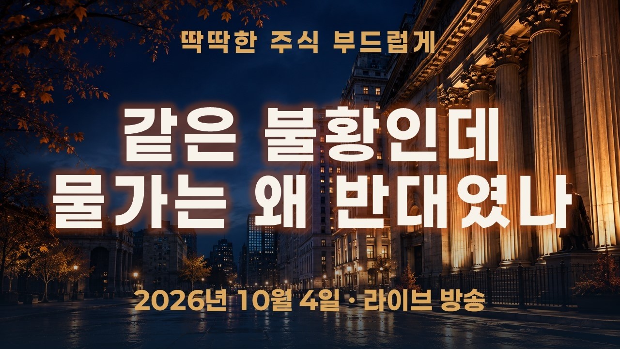 경제뉴스 읽는 법｜같은 불황인데 물가는 왜 반대였을까?｜AD–AS·SRAS