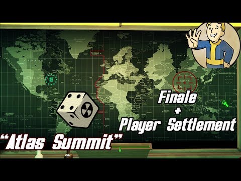 Fallout 4 - "Atlas Summit" (An Enclave Quest) FINALE + Settlement Home