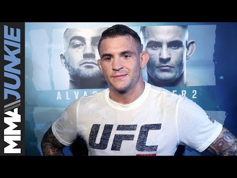 UFC Calgary: Dustin Poirier full open workout media scrum