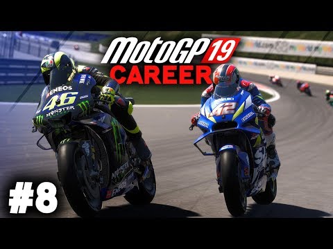 MotoGP 19 Career Mode Gameplay Part 8 - HE BINS IT! (MotoGP 2019 Game Career Mode PS4 / PC)