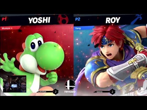 Try Hard Smash #4 - Grand Finals - WumpaFruito (Yoshi) (W) vs TRT|Geova (Roy, Chrom) (L)