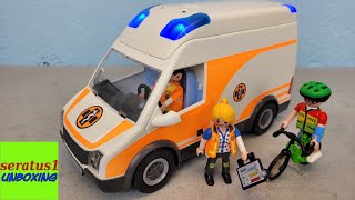 Playmobil Rettungswagen Krankenwagen 70049 auspacken seratus1 unboxing