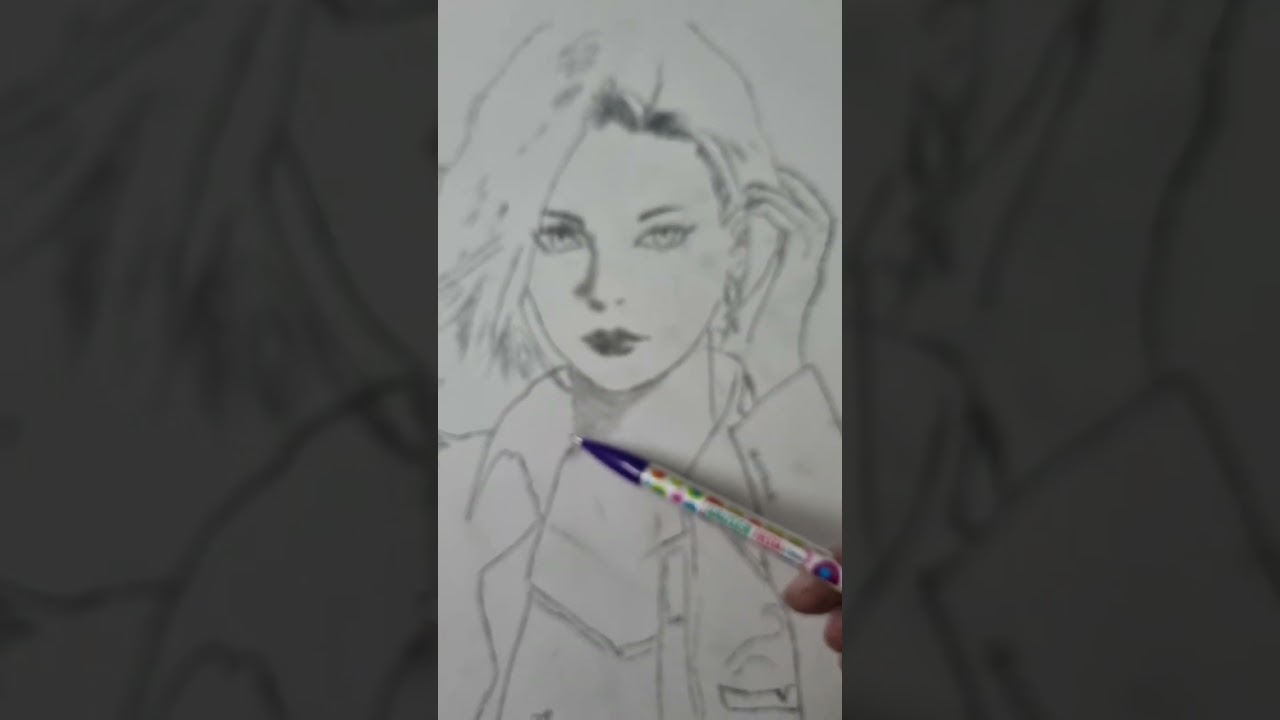 Android 18 #anime #dbz #android18 #dragonball #sketching #sketch #art #artbook #drawing