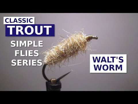 Fly Tying the Original Walt's Worm - Simple Flies Series