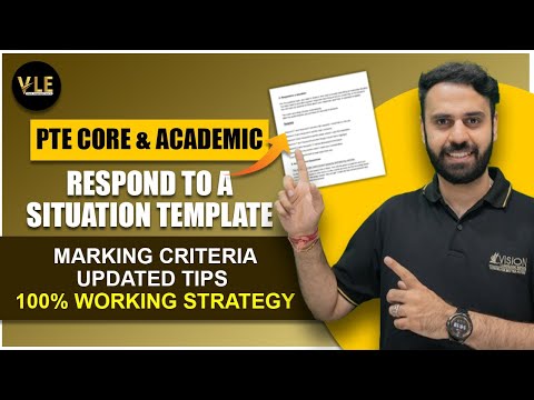 PTE Core & Academic Respond to a Situation Template, Tips & Strategies with In-depth Explanation