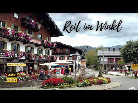 Peaceful Village Walk in Reit im Winkl – A Charming Bavarian Alpine Escape | 4K HDR