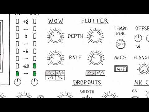 Aberrant DSP - SketchCassette II レビュー　4トラック・カセット・レコーダーをエミュレート