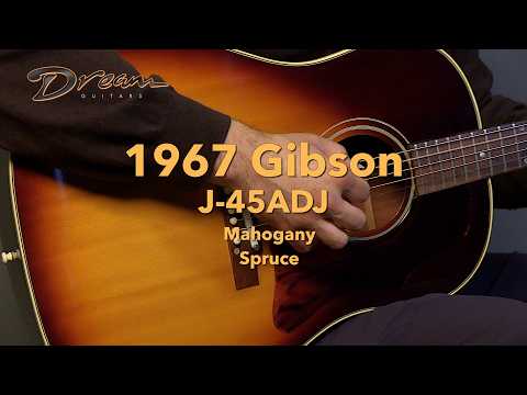 1967 Gibson J-45ADJ, Mahogany/Spruce image 19