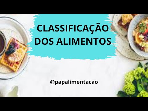Classificação dos alimentos