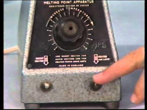 Determination of melting point