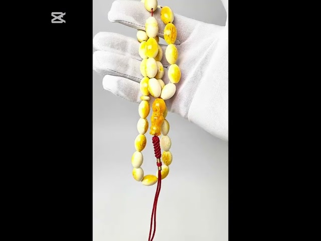 قوافل سبحة تراب الكهرمان بولندي بريحة AS0271