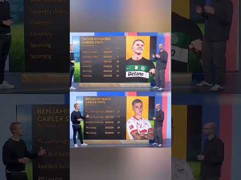 😱🤯Gyokeres vs Sesko: Who’s the Better Striker? Career Stats Compared!🔥 #football #manutd #mufc #afc