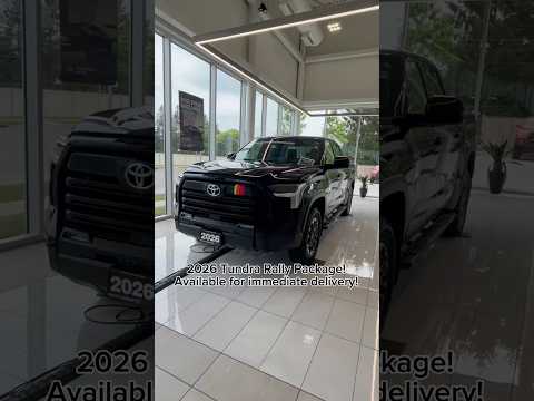 2026 Toyota Tundra 4x4 Crewmax SR in Midnight Black Metallic for sale at North London Toyota in London, ON