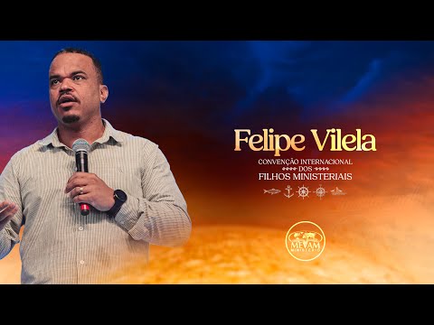 Felipe Vilela ministrando na Convenção Internacional dos Filhos Ministeriais 2024