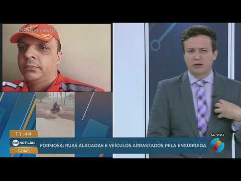 Corpo de Bombeiros fala da forte chuva em Formosa Goiás
