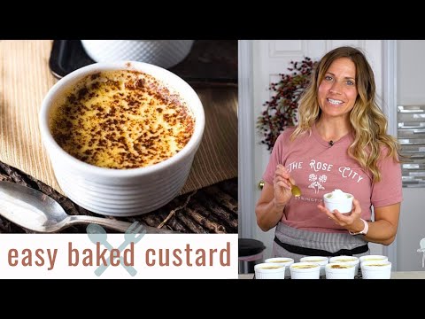 How to Make OLD FASHIONED BAKED CUSTARD {Recipe Video}