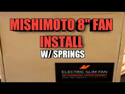 Honda CRX 8' Mishimoto Fan Un-boxing and Install